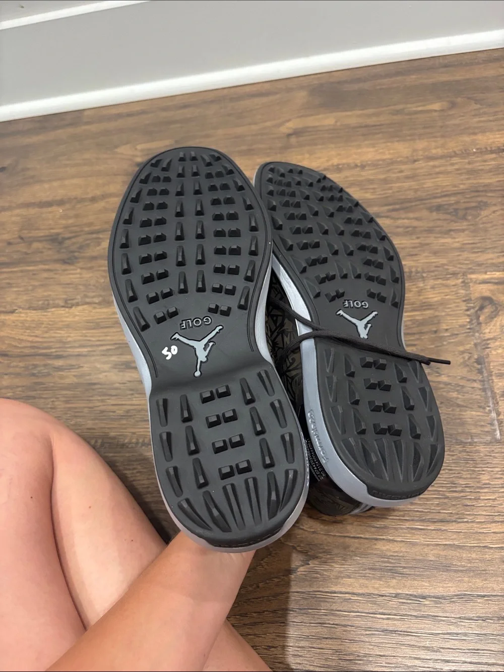 Men's Black Jordan golf shoes  - Lightweight Comfort